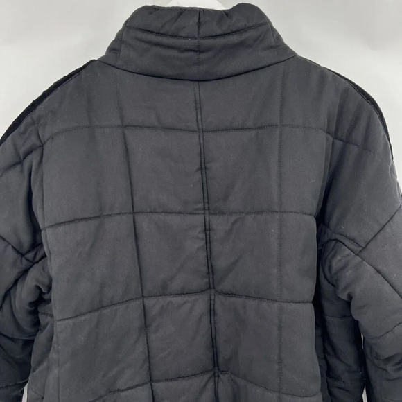 Avec Les Filles Curpo-Feel Thermal Puff Flight Jacket Velvet Trim Size Large - Picture 7 of 11